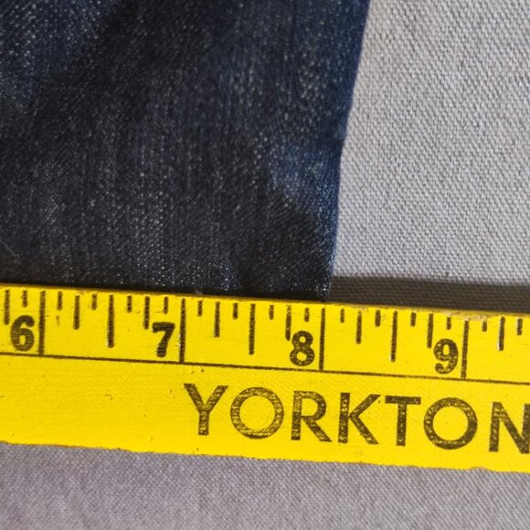 Warehouse One relaxed straight leg jeans men's size 30X30 dark ink blue - Picture 14 of 14